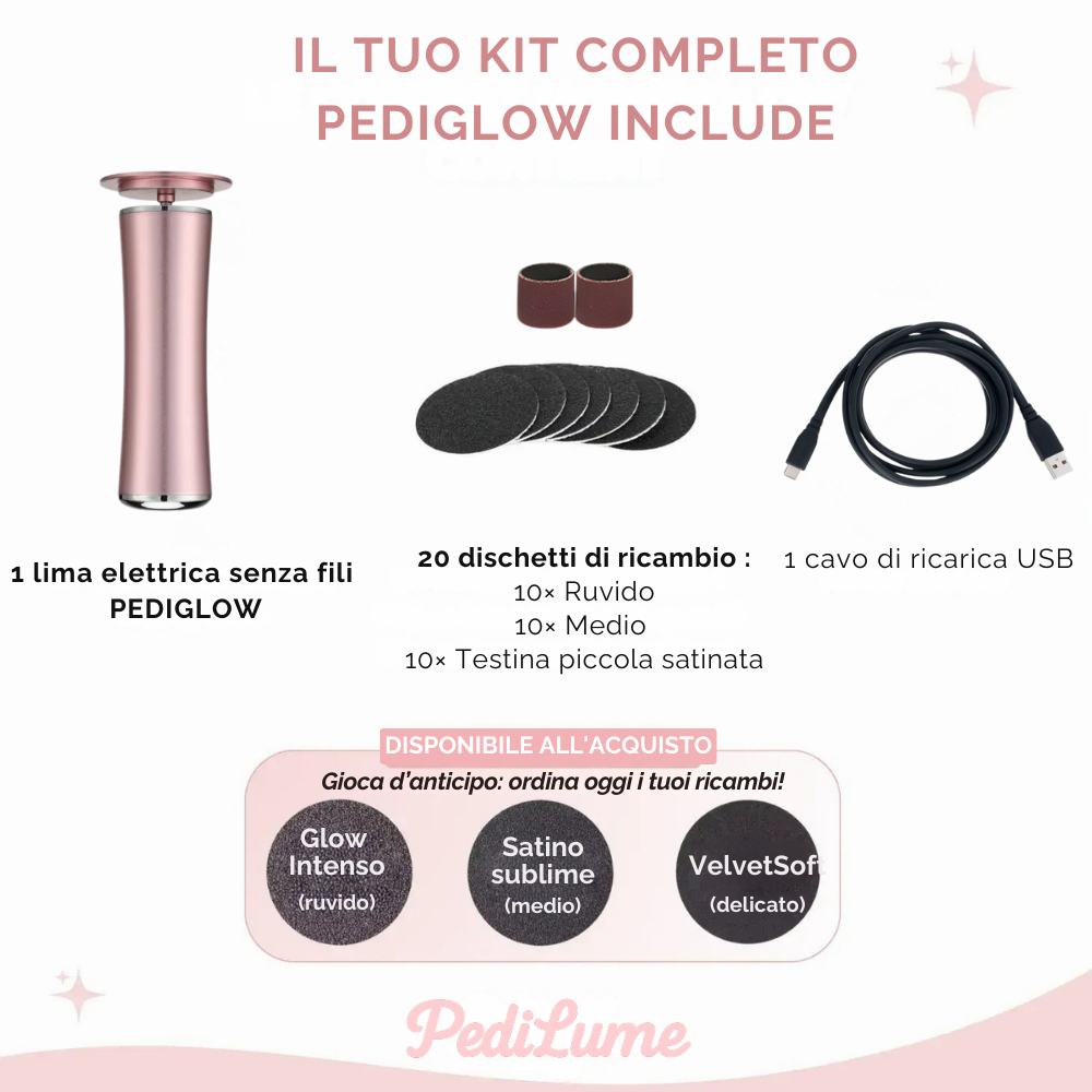 PediLume Pro - Rimuovi Calli per Sempre